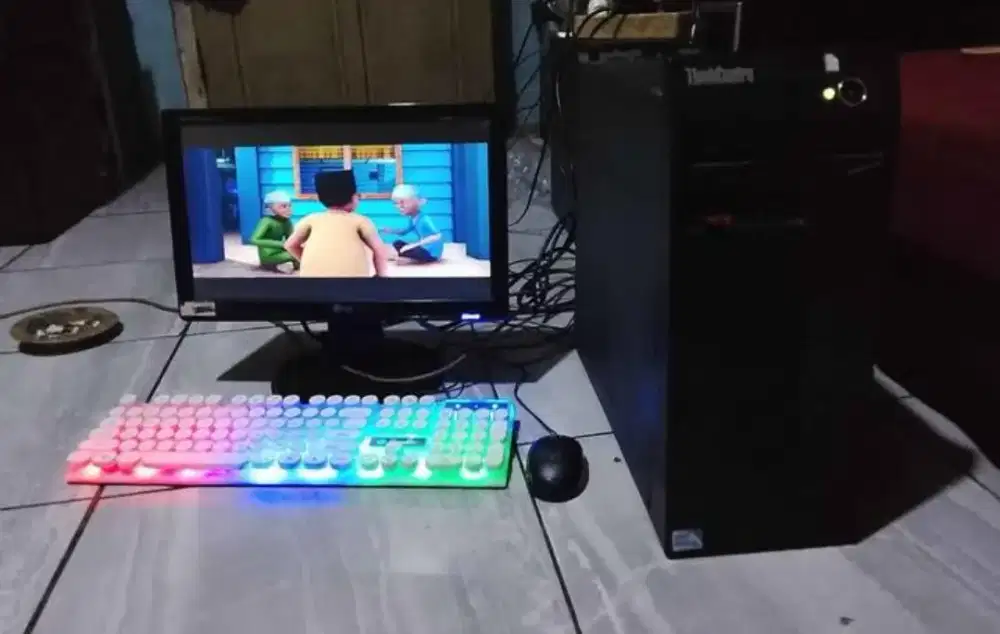 Ready komputer Intel Dual core edit kantor siap pakai bosku