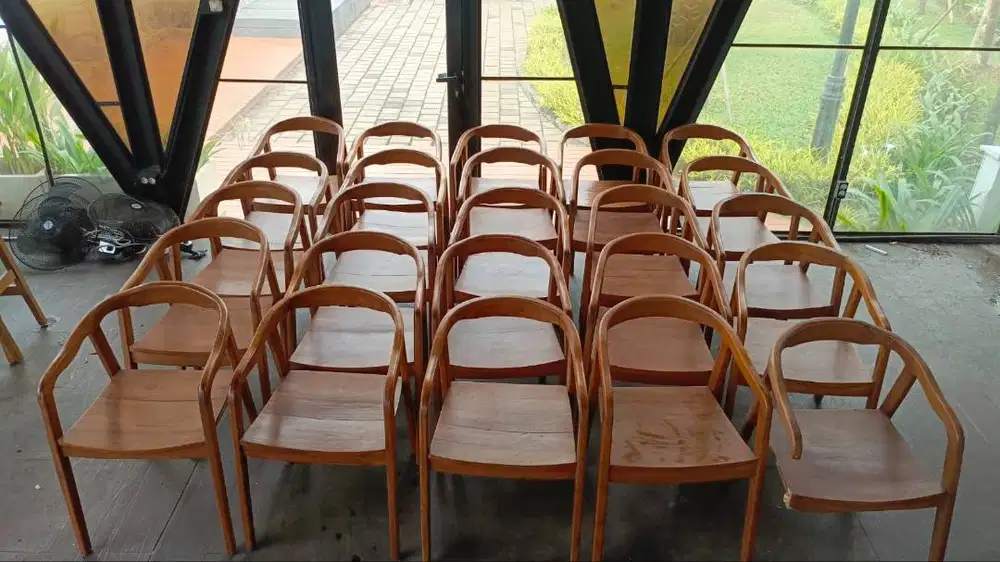 Jual kursi dan meja jati bekas masih bagus bekas resto