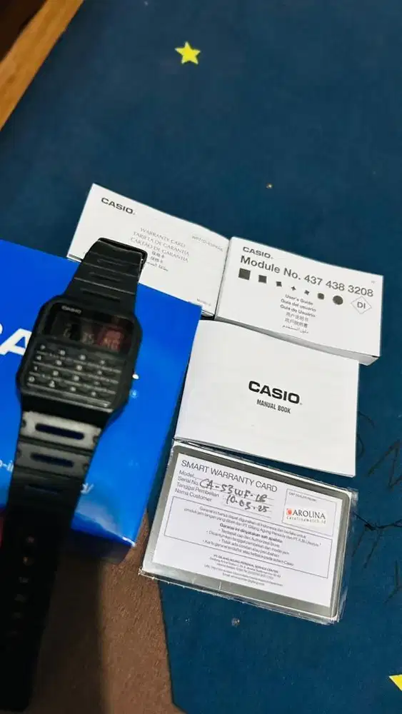 Jam casio calculator normal & mulus