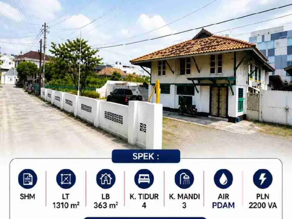 Dijual Tanah + Bangunan