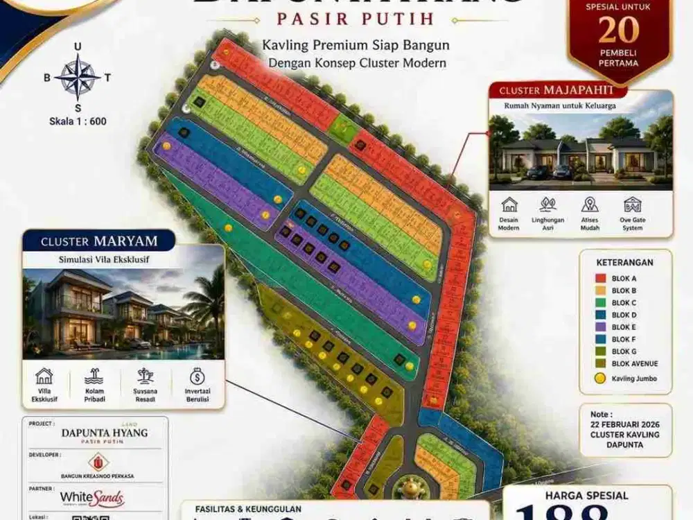 Dijual Tanah Kapling cluster Premium