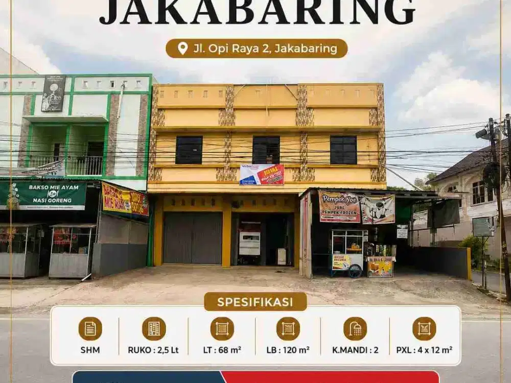 Dijual Ruko Produktif Di Pusat Keramaian Opi