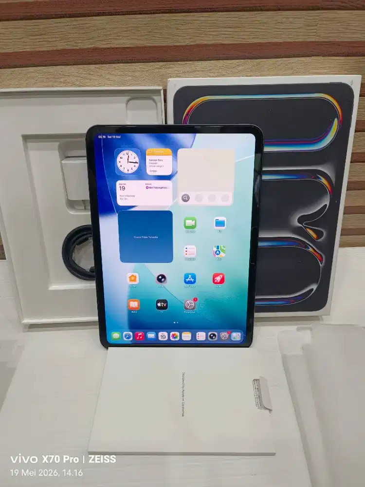 ipad pro M4 256gb 11-inch wifi only inter mulus like new fullset ori