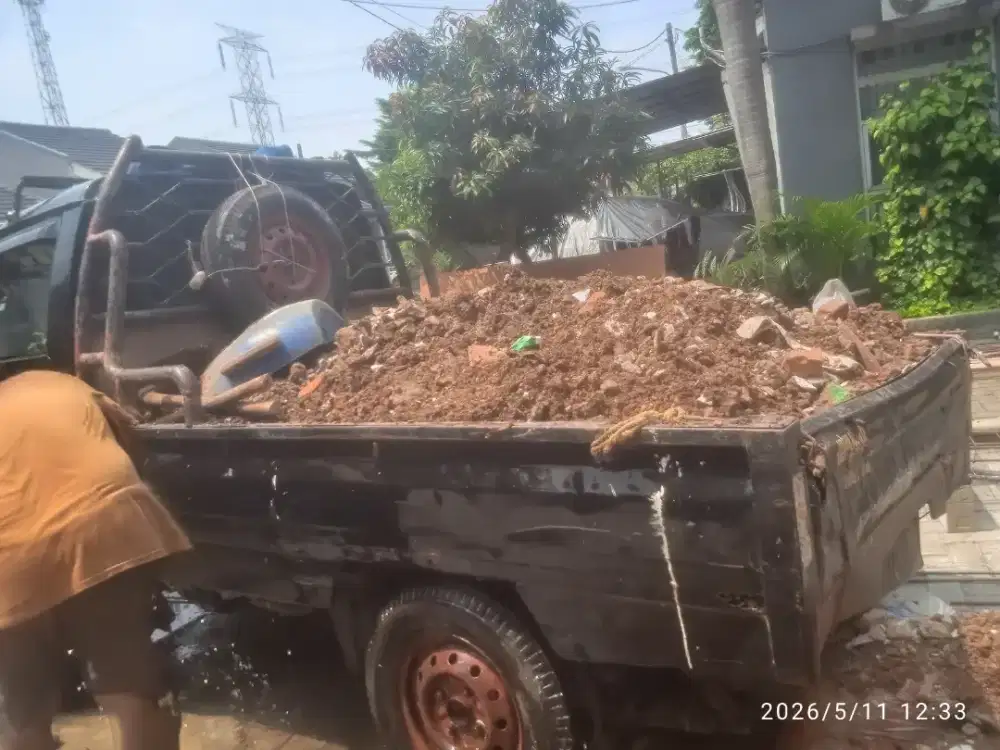 Jasa buang sampah/puing/barang bekas/pindahan dll