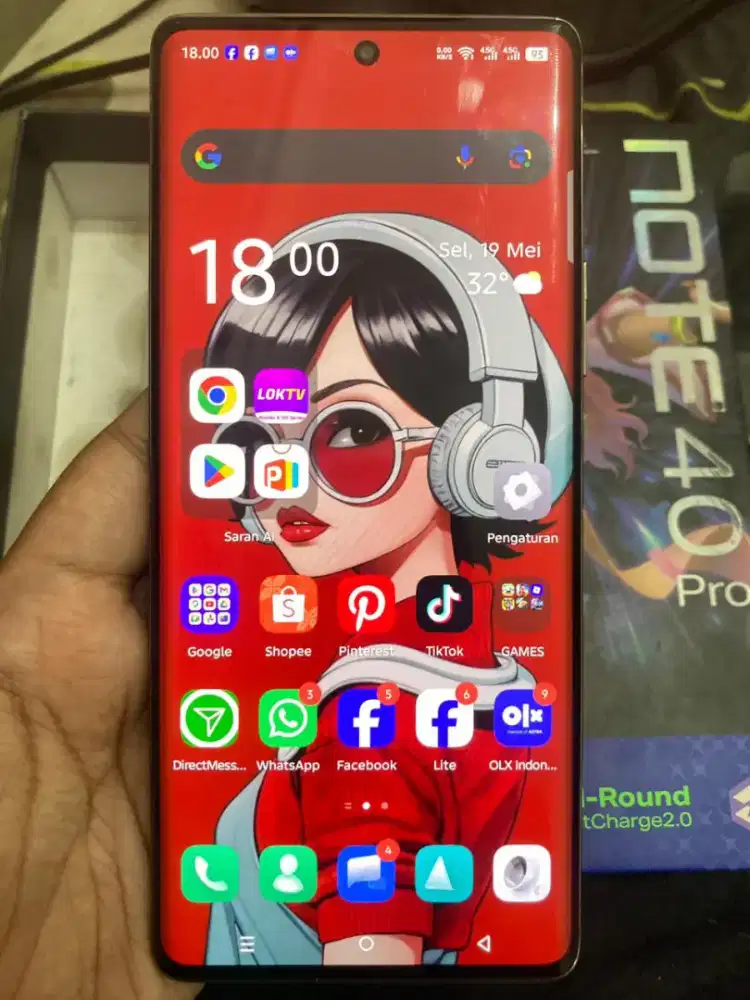 INFINIX NOTE 40 PRO FULLSET 4G (8+8/256GB)