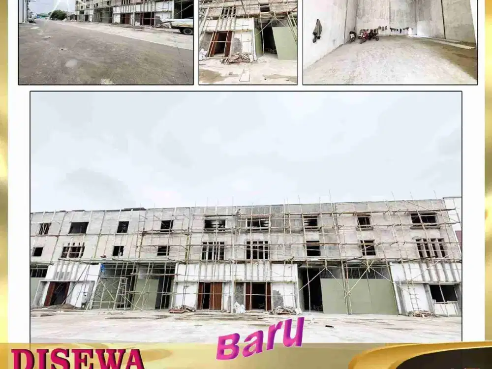 DISEWA MURAH  GUDANG 350 M 2 . PERGUDANGAN TELUK NAGA