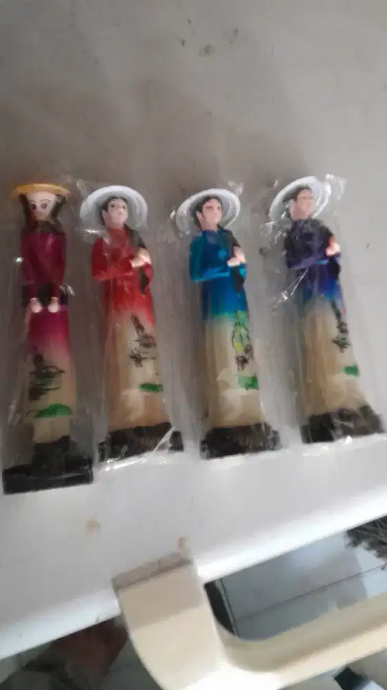 Patung wanita Vietnam 4pcs