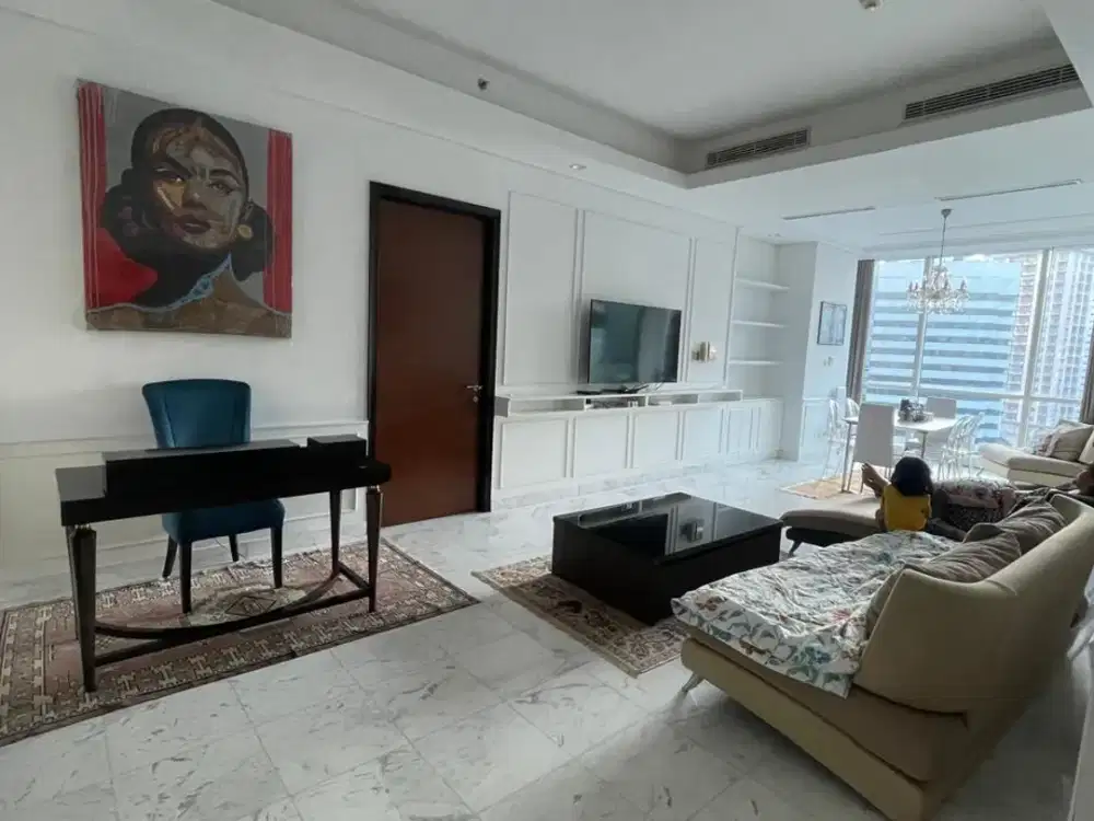Sewa The Peak Apartment At Sudirman Kuningan Jakarta Selatan - 3+1 Br Good Interior And Price Negotiable