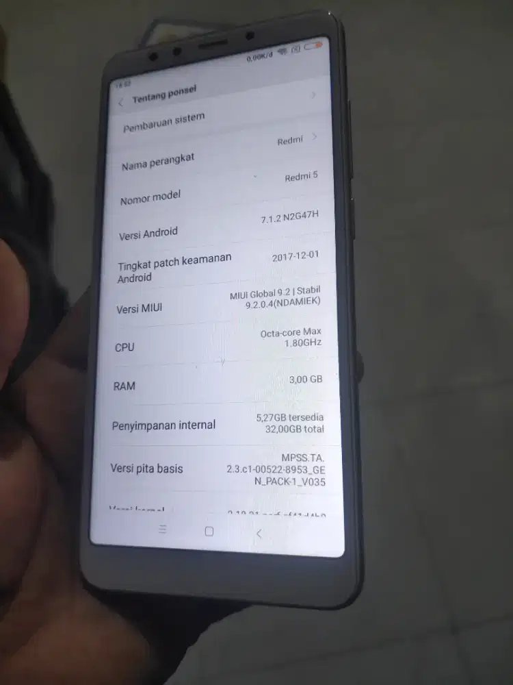 Xiaomi Redmi 5 3/32