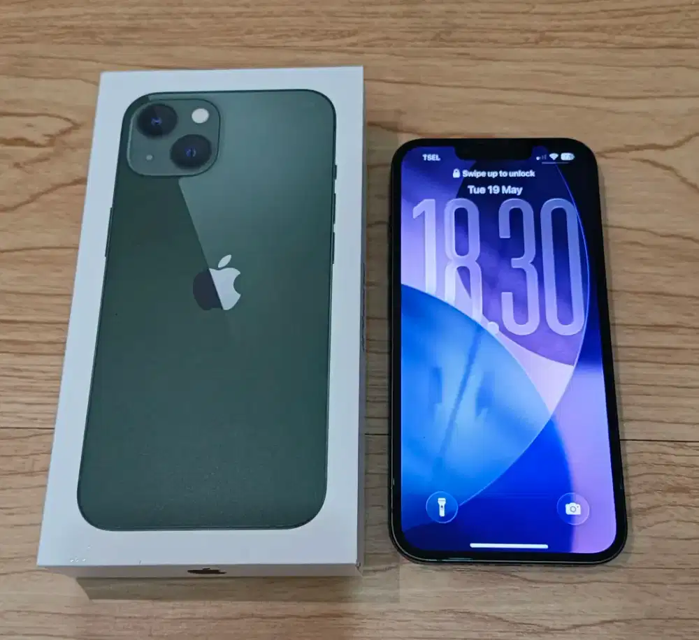 IPHONE 13 256gb eks IBOX - Fungsi Sempurna - Minus Backglass