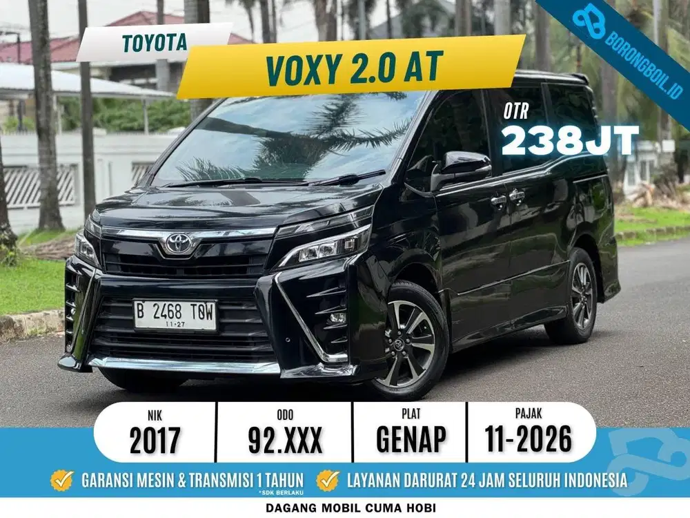 TERMURAH!!VOXY 2.0 AT 2017 SIAP PAKAI