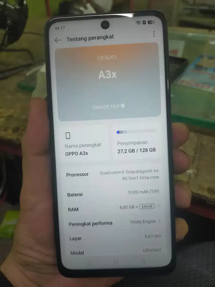 Dijual cepat JP Oppo A3X