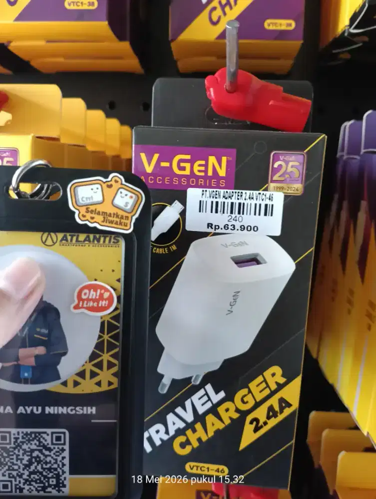 PT VGEN ADAPTER 2.4A VTC1-46| ATLANTIS DAHSYAT