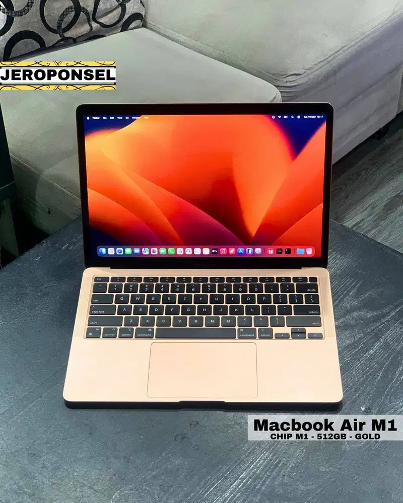 MACBOOK AIR M1 512GB GOLD CC RENDAH 228 MURAH MINUS