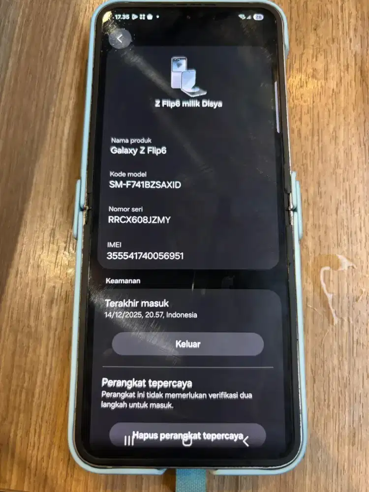 Samsung galaxy Z flip 6 12/256gb