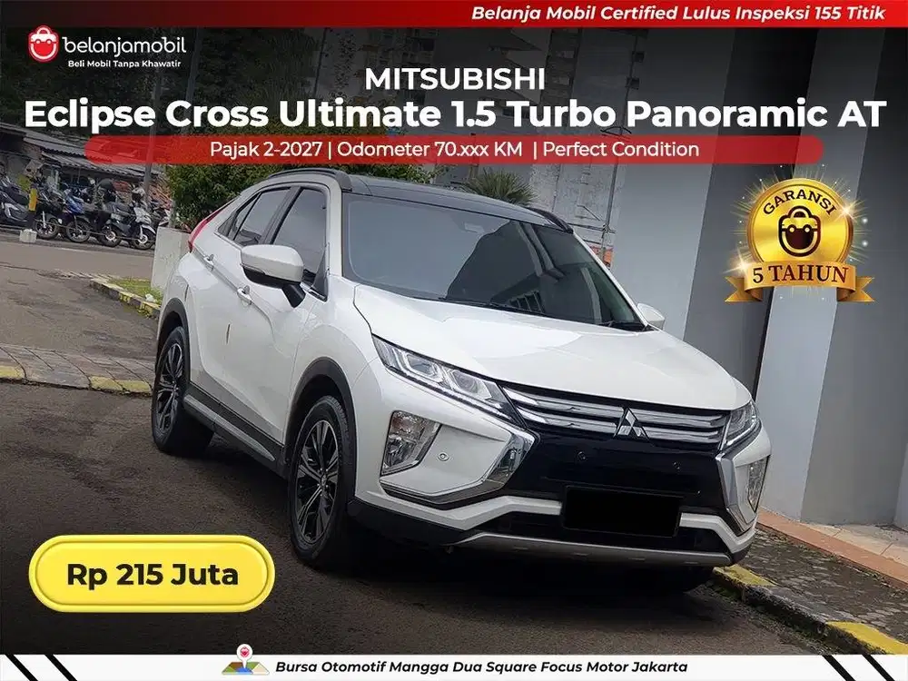 [ GARANSI 5TH ] Mitsubishi Eclipse Cross Ultimate 1.5 Turbo 2019/2020