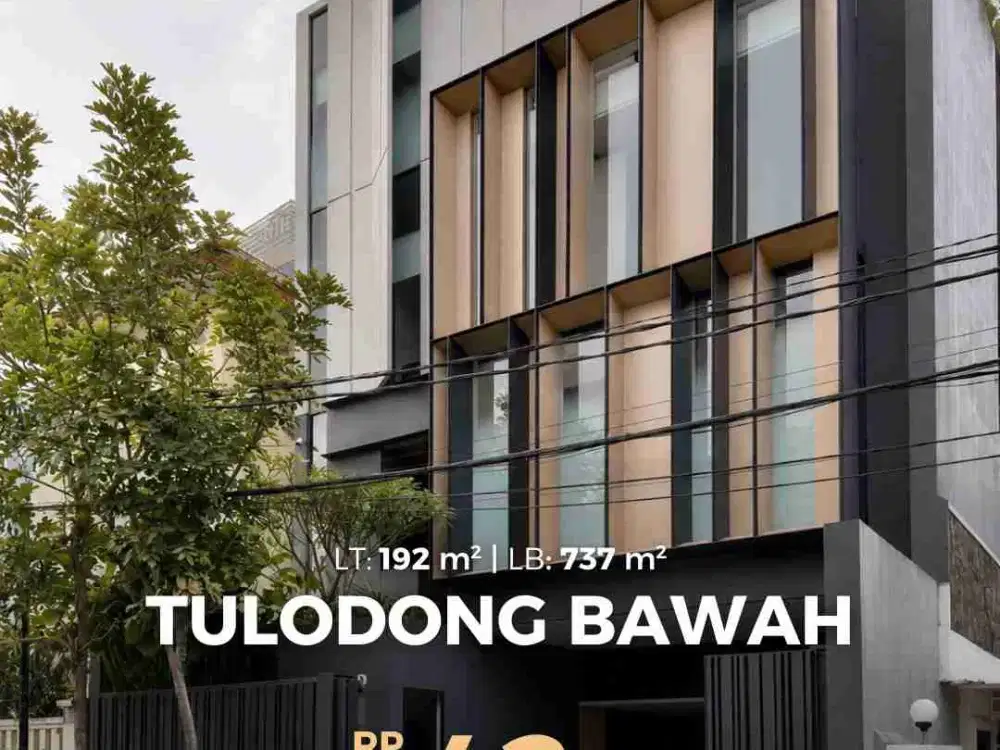 Dijual rumah baru modern di tulodong bawah SCBD