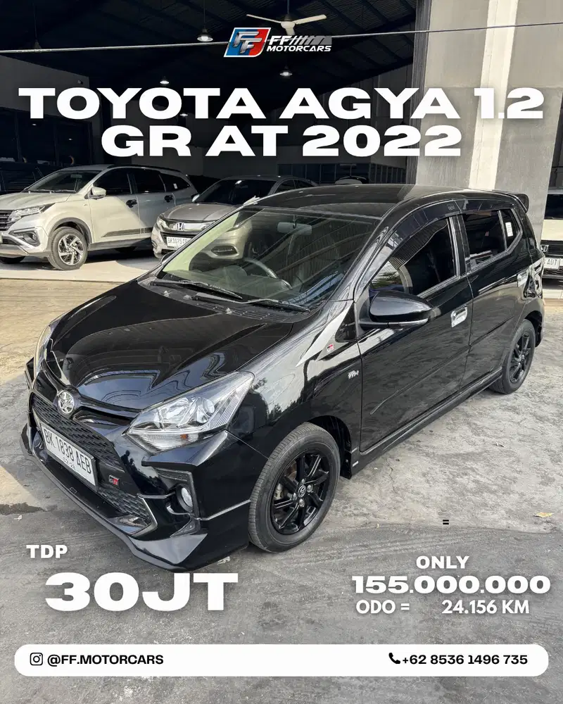 Toyota Agya 1.2 GR AT 2022.