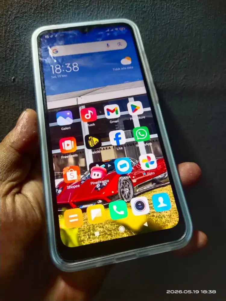 Redmi 9c ram 4/64gb hp silikon mulus