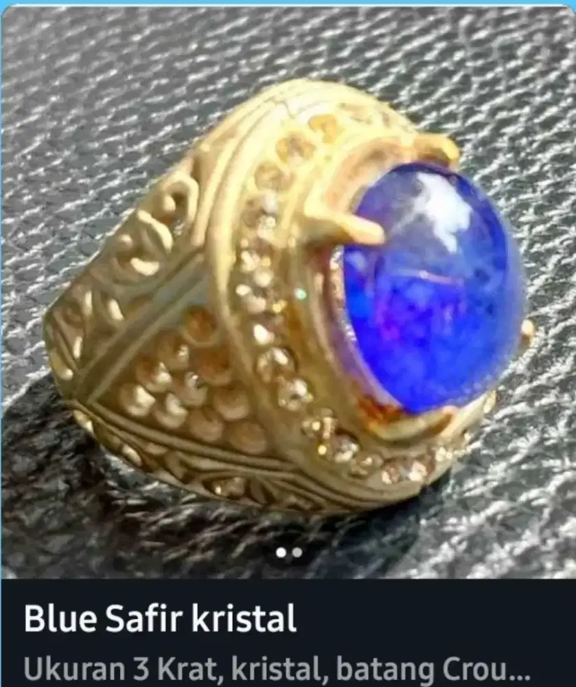Blue Safir Kristal