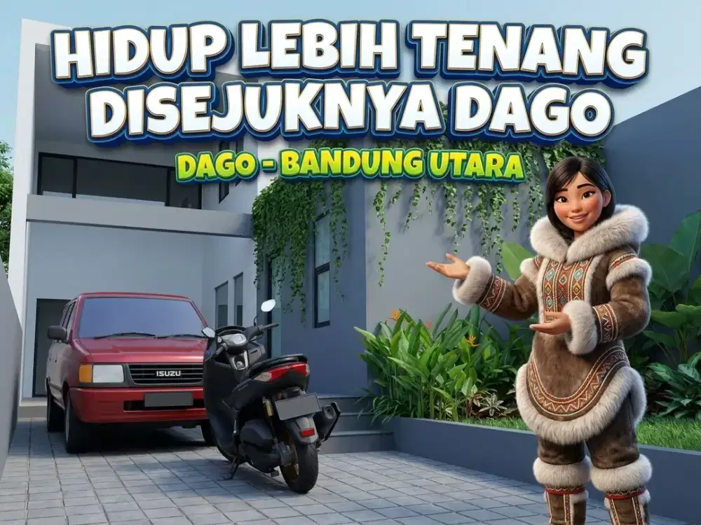 JUAL RUMAH BARU DI, DAGO, DAG0 RESORT, BANDUNG UTARA.