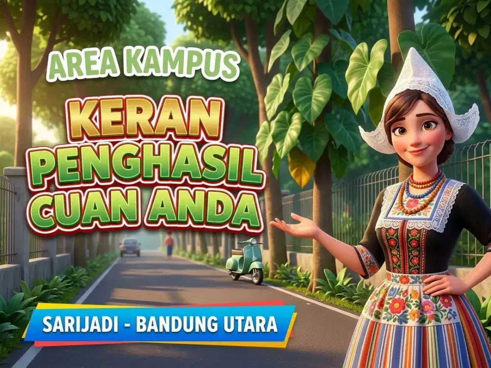 JUAL TANAH MURAH DI, SARIJADI, SETRADUTA, PASTEUR, BANDUNG UTARA.
