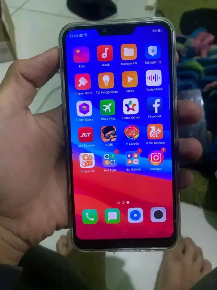 Oppo a3s ram 2/16gb hp silikon