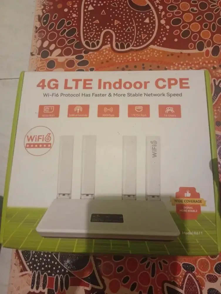 Wifi 6 4G LTE all operator (sim card) masih baru pakai 10 hari