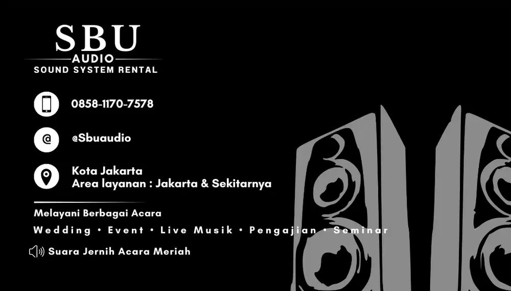 Jasa Sewa Sound system
