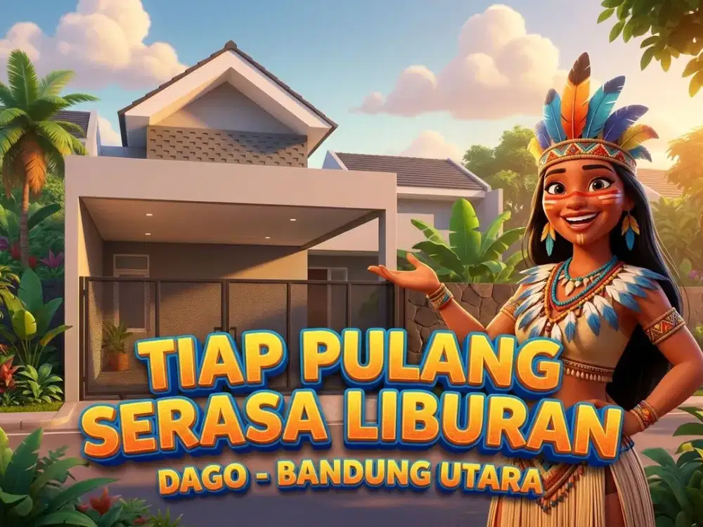 JUAL RUMAH BARU DI, DAGO, RESORT DAGO PAKAR, BANDUNG UTARA.