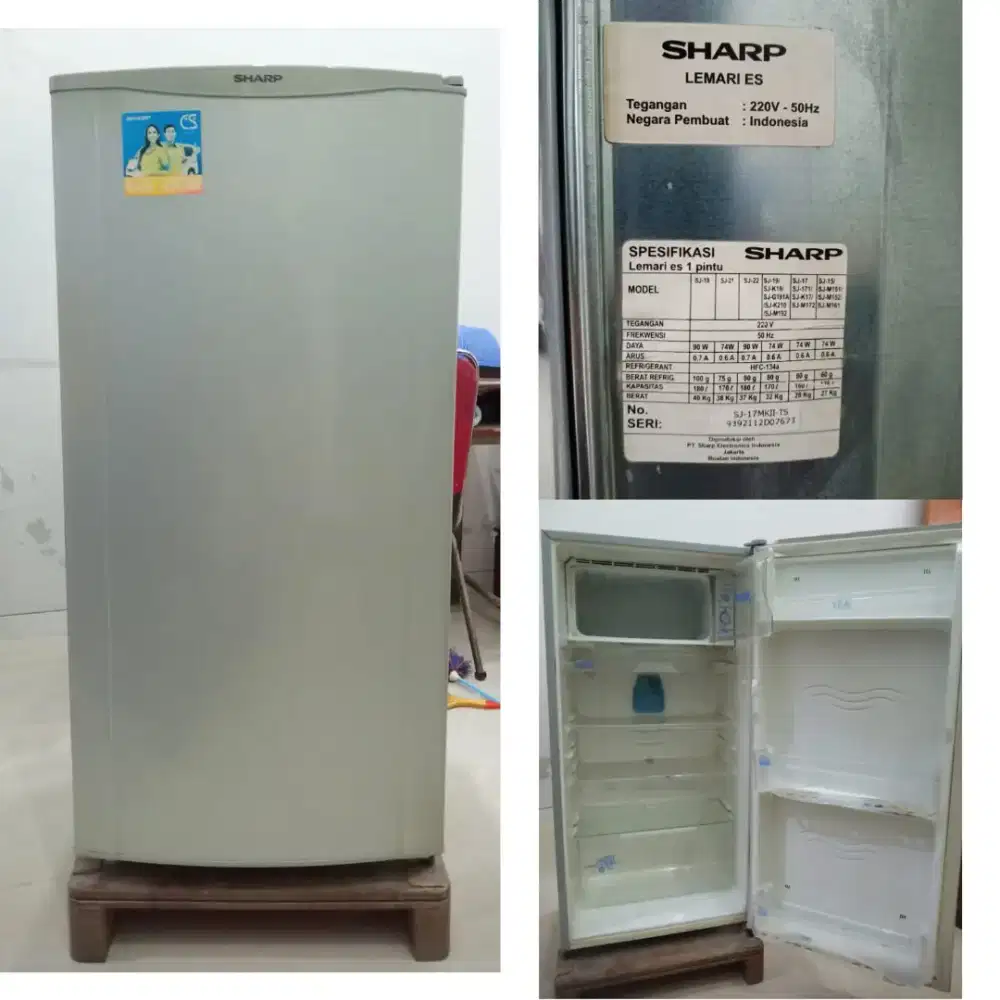 Kulkas 1 Pintu Sharp SJ-17MKII