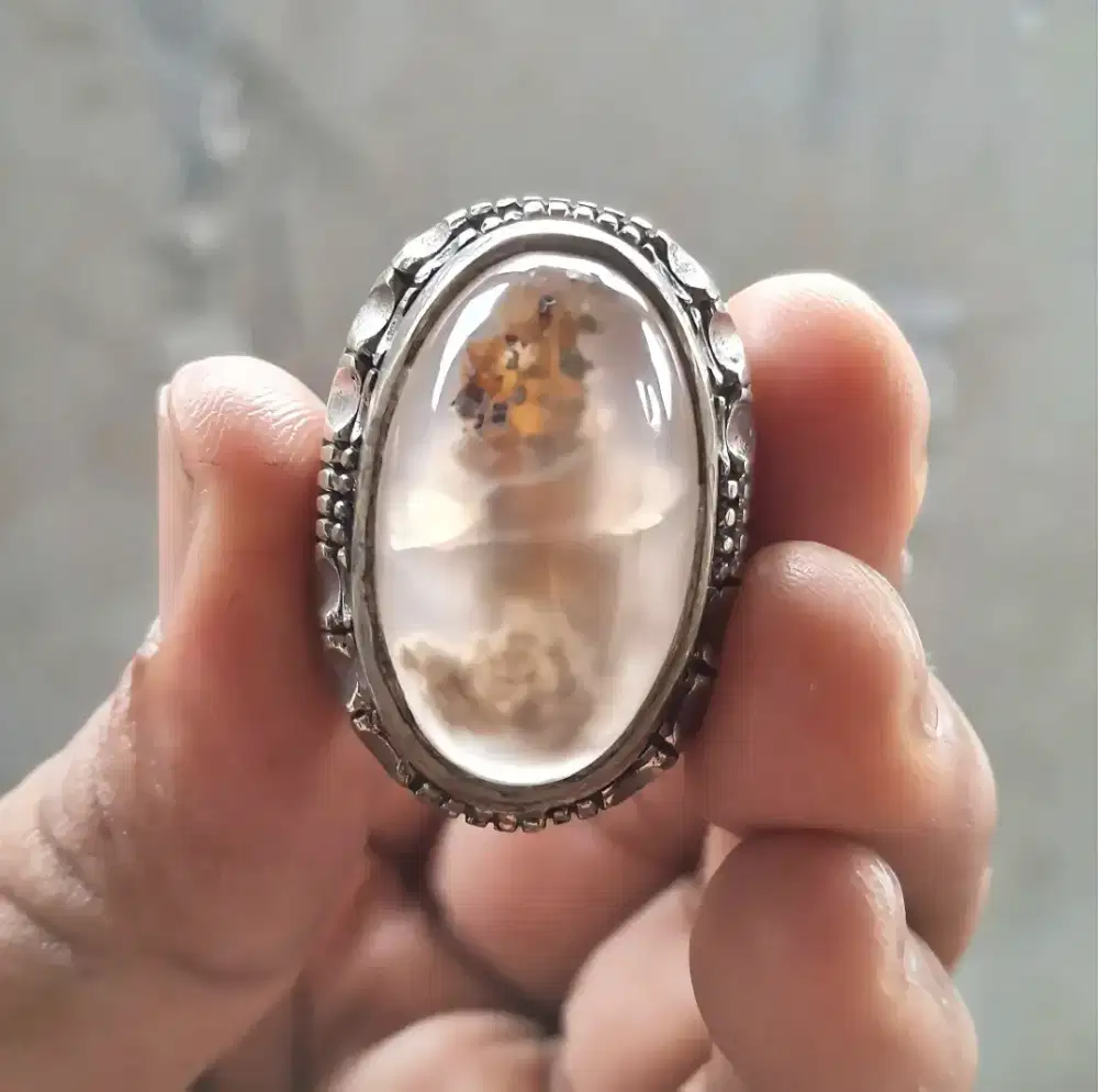 ​Batu Akik Anggur Garut Kristal Motif Unik Alami