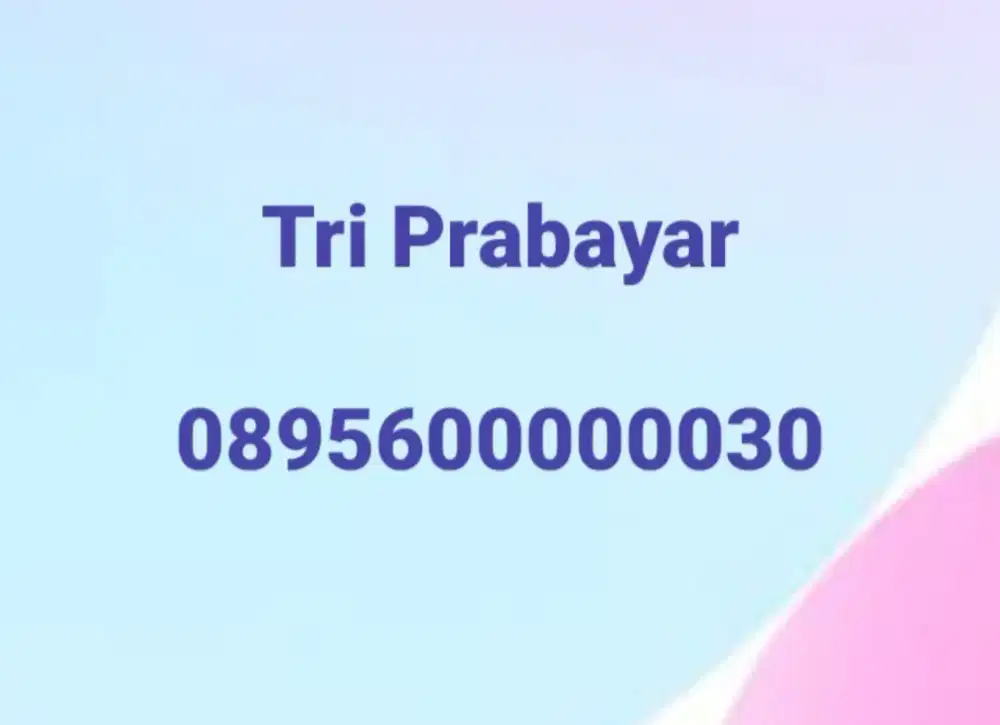 Perdana tri prabayar
