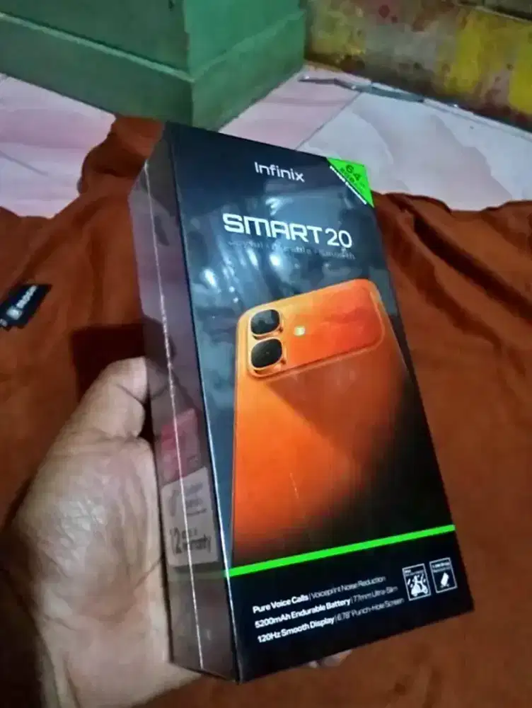 Jual rugi baru buka box Infinix smart20 model terbaru internal 128