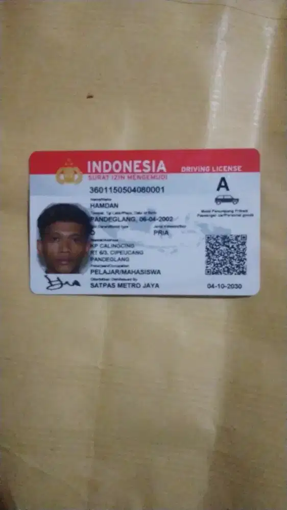 Cari pekerjaan modal SIM A