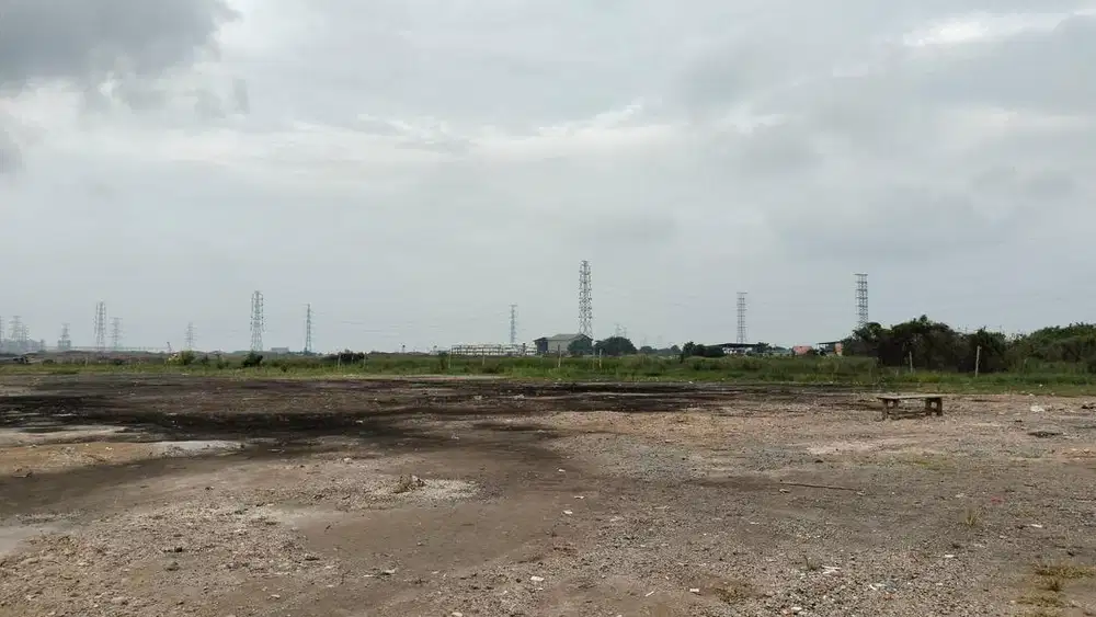Dijual tanah pinggir jalan di marunda bekasi