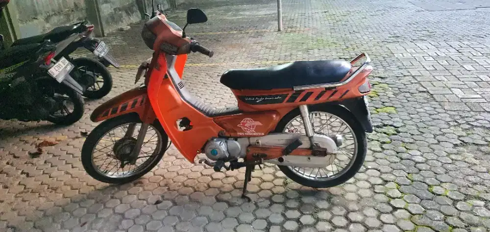 Honda Astrea Legenda Pos Orange Langka Warna Oranye asli vintage