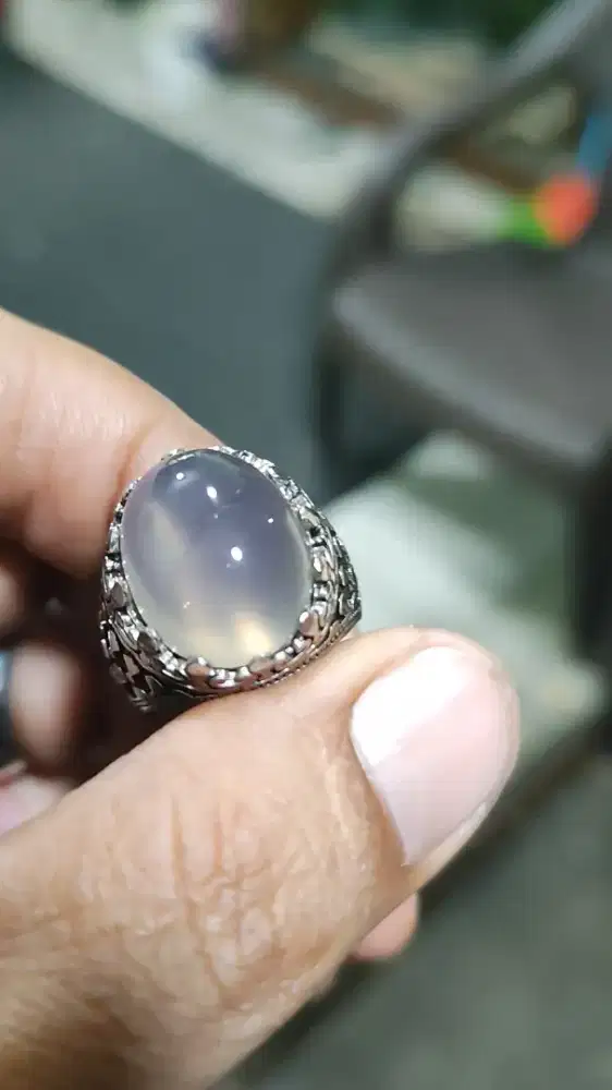 batu  cincin anggur kualitas baik kristal giwang ring ukuran 18,5
