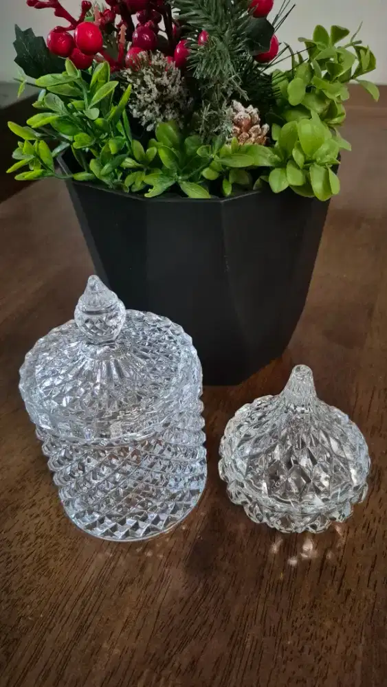 Pajangan kristal 2 buah