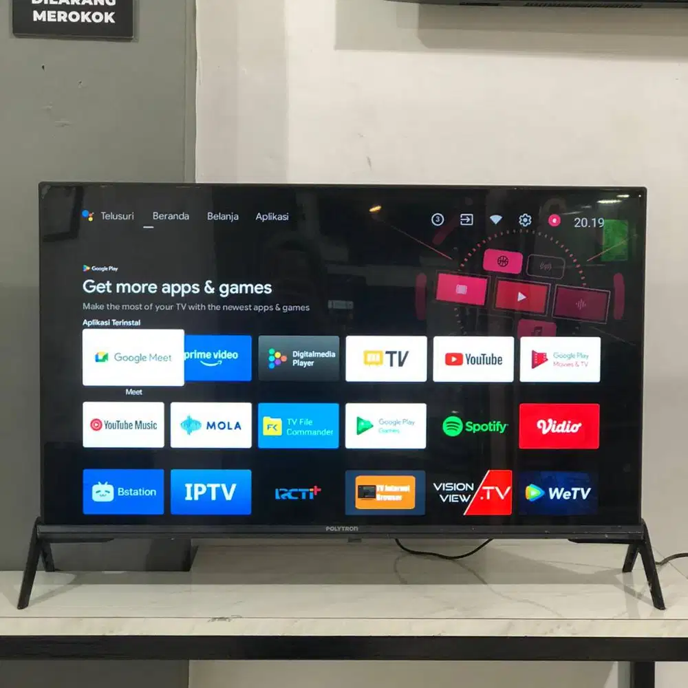 TV Android POLYTRON  32 Inch – Siap Netflix & YouTube Fullset