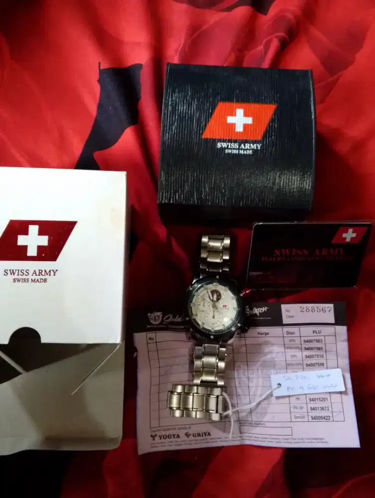 Jam tangan Swiss army baru 2 hari pake