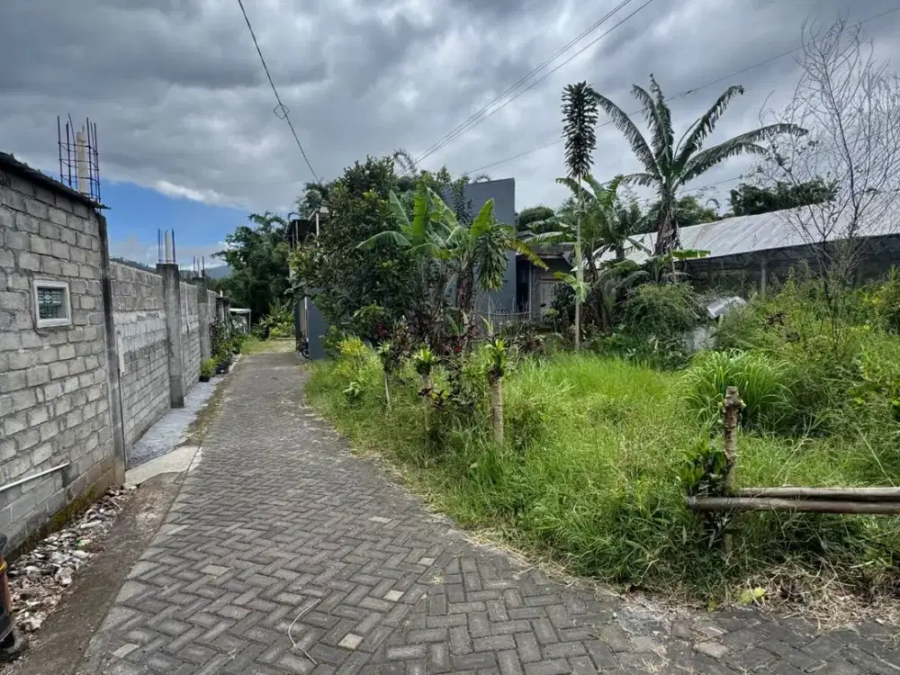 Tanah Pekarangan Siap Bangun di Tengah Kota Batu