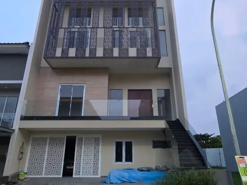 Rumah Golf Island PIK Ukuran 10x20 Bangunan Sendiri 3 Lantai Siap Huni