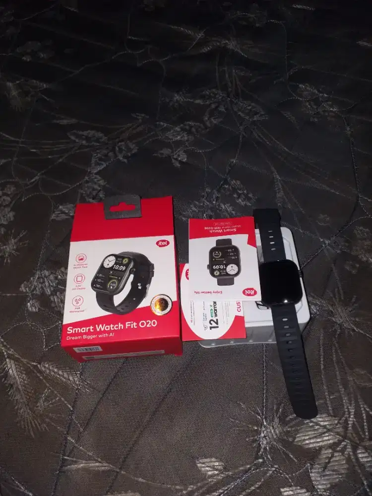 itel Smart Watch ISW-O20 AI Watch Face | Pemantau Kesehatan 24 jam