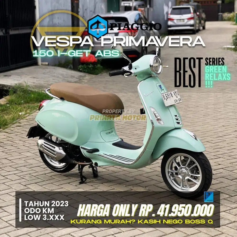 CREDIT DP MULAI 3.2 JUTA !!! VESPA PRIMAVERA 150 I-GET ABS 2023