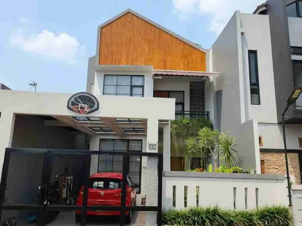 murah rumah semi furnish dengan kolam renang di Arcamanik endah
