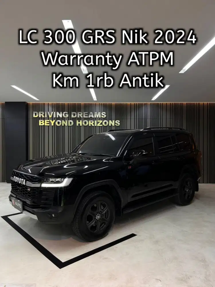 Toyota Land Cruiser LC300 GR 2025 Hitam LC 300 GRS B313MNA Nik 2024