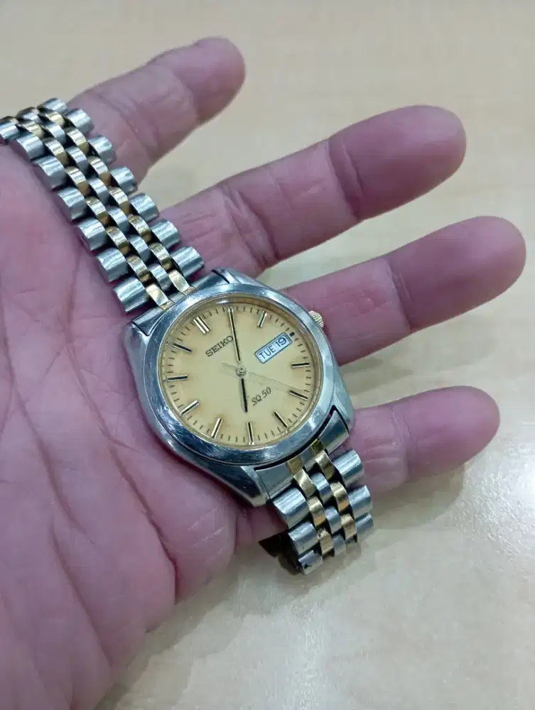 Jam tangan Seiko Quartz movt Japan luminus