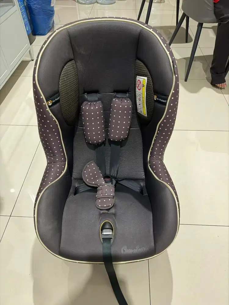 Car seat cocolatte polkadot limited edition bonus alas dudukan busa