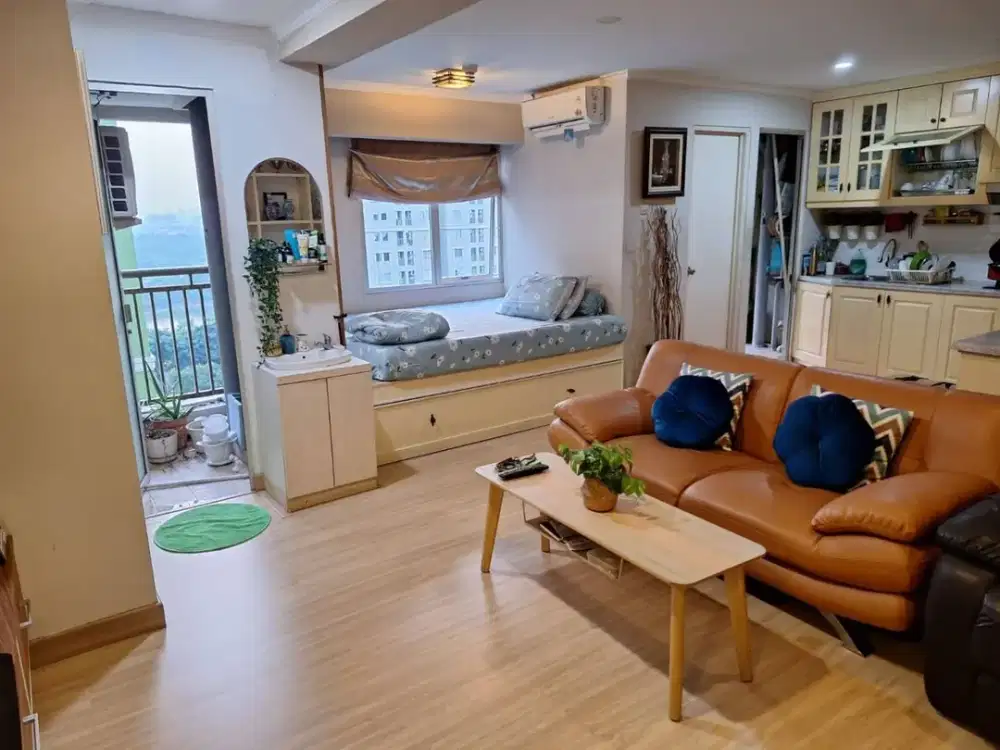 Dijual Apartemen 2 Unit Jadi 1 Full Furnish di Green Palace Kalibata City,Kalibata, Jakarta Selatan